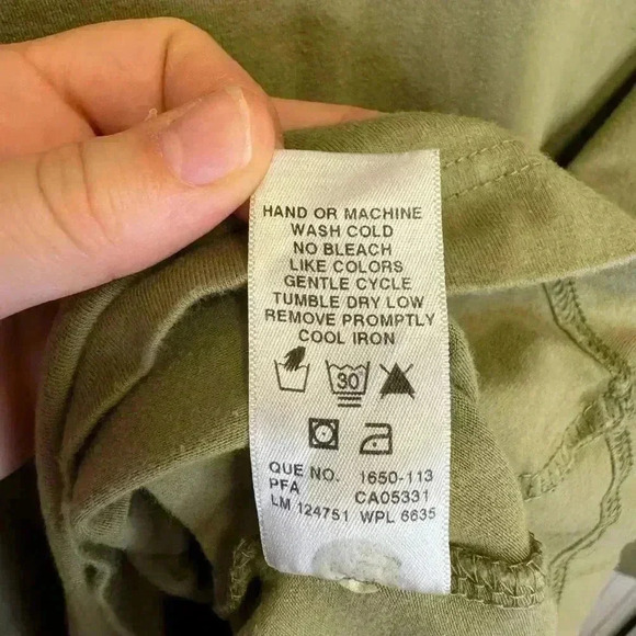 Woolrich women’s long sleeve turtleneck top olive green size medium - Picture 8 of 11